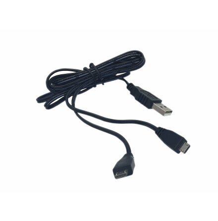 Laddkabel frn USB-A till 2 st micro-USB kontakter
